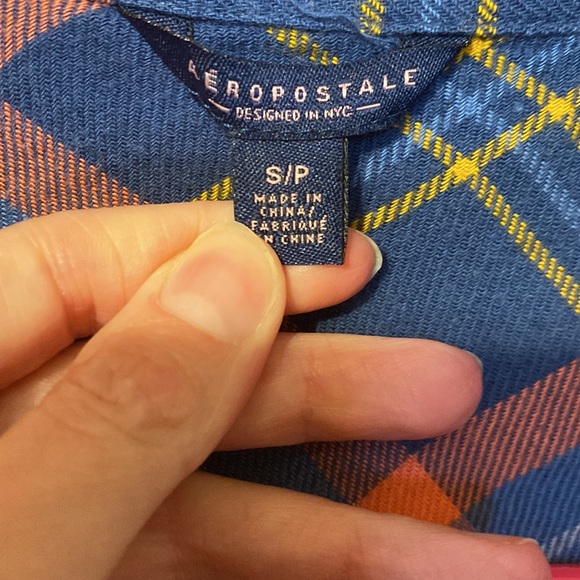 Aeropostale flannel size small - Picture 2 of 2